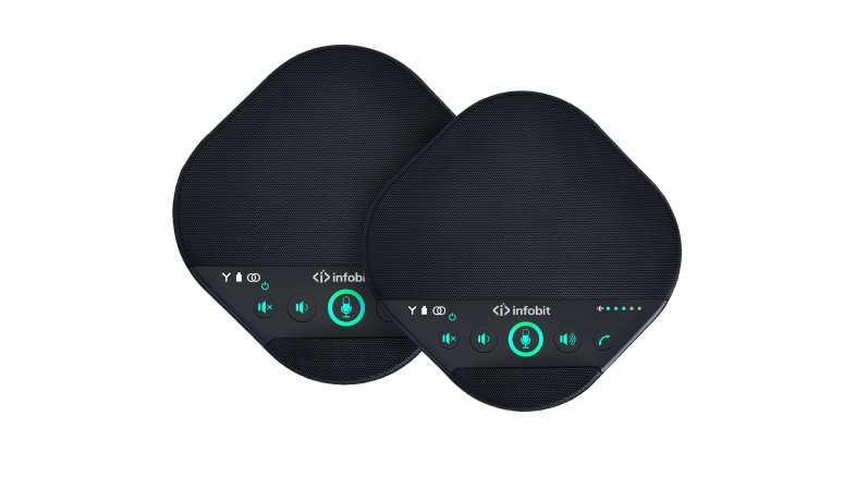 Infobit, iSpeaker M600, Комплект беспроводных всенаправленных спикерфонов 5,8 G